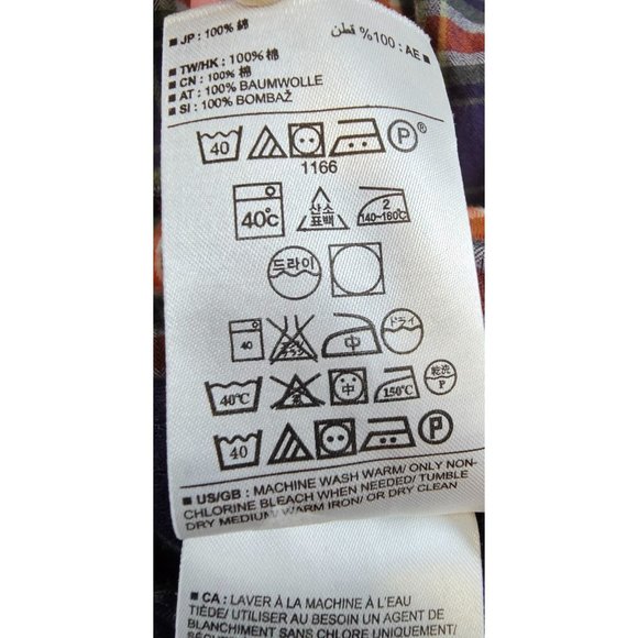 Banana Republic Flannel Shirt Men's Large Multicolor Plaid Soft Wash Long Sleeve - Picture 10 of 10